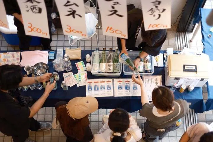 ひがいけポンド主催のイベントの風景（縁日イベント）