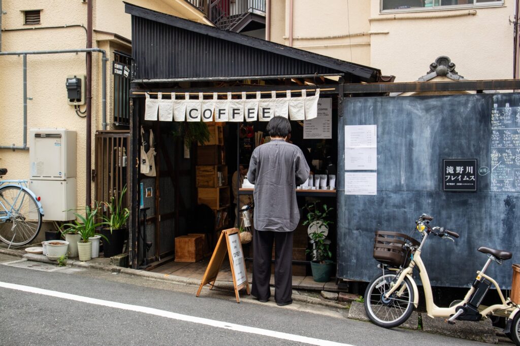 滝野川フレイムスでの出店の様子