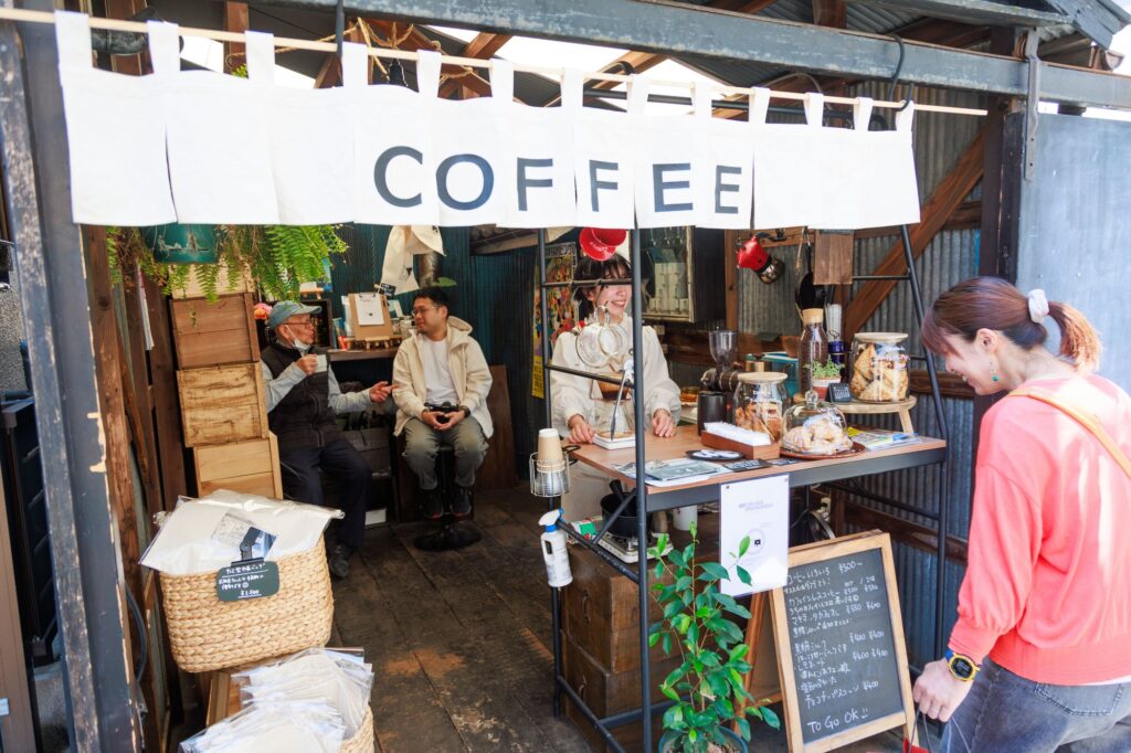 滝野川フレイムスでの出店風景