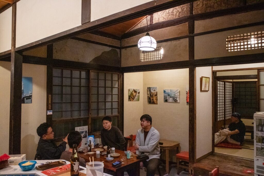 稲荷湯長屋でのポップアップ風景