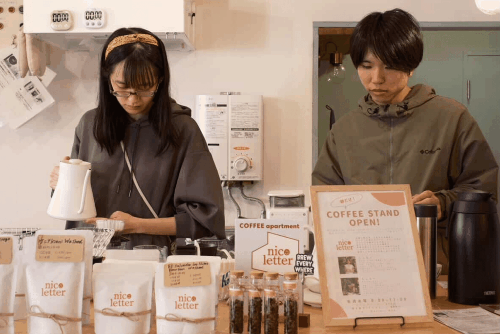 nico letter の出店風景